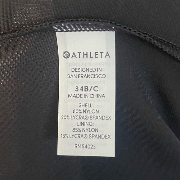 NWT Athleta Ibiza Geo High High Neck Swim Dress, Size 34 B/C - Picture 9 of 9